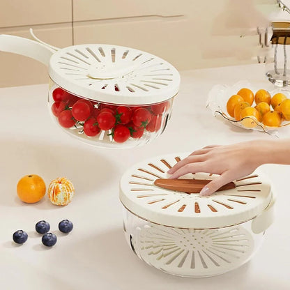Storage Container for Fruits and Vegetables to Maintain Freshness