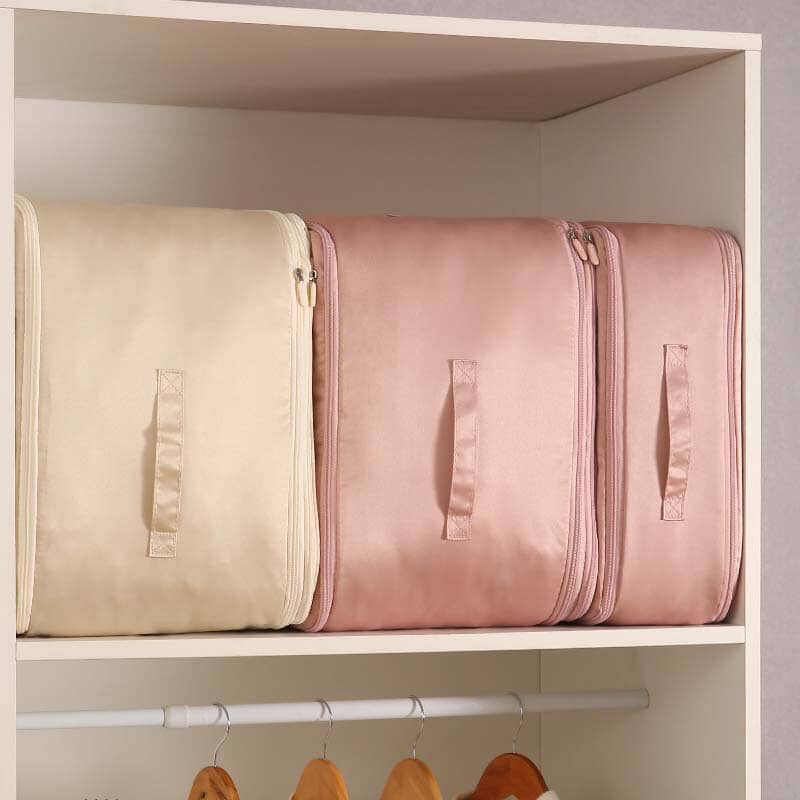 Space-Saving Self-Compressing Storage Organizer