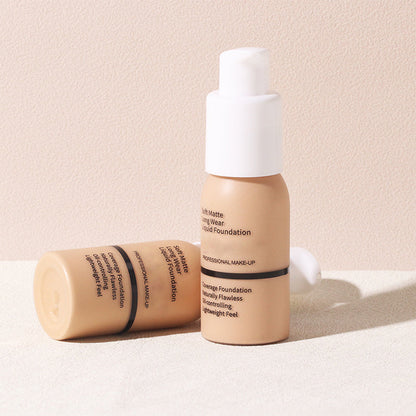 Silky Matte Liquid Foundation for Flawless Confidence
