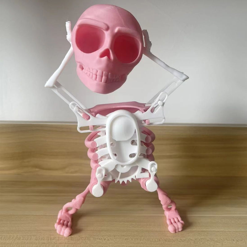 3D Skull Toy for Dancing and Swinging Activities