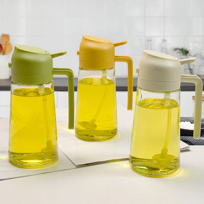 Glass Oil Sprayer and Dispenser - 2 in 1 with 50% Discount [Last Day Sale]