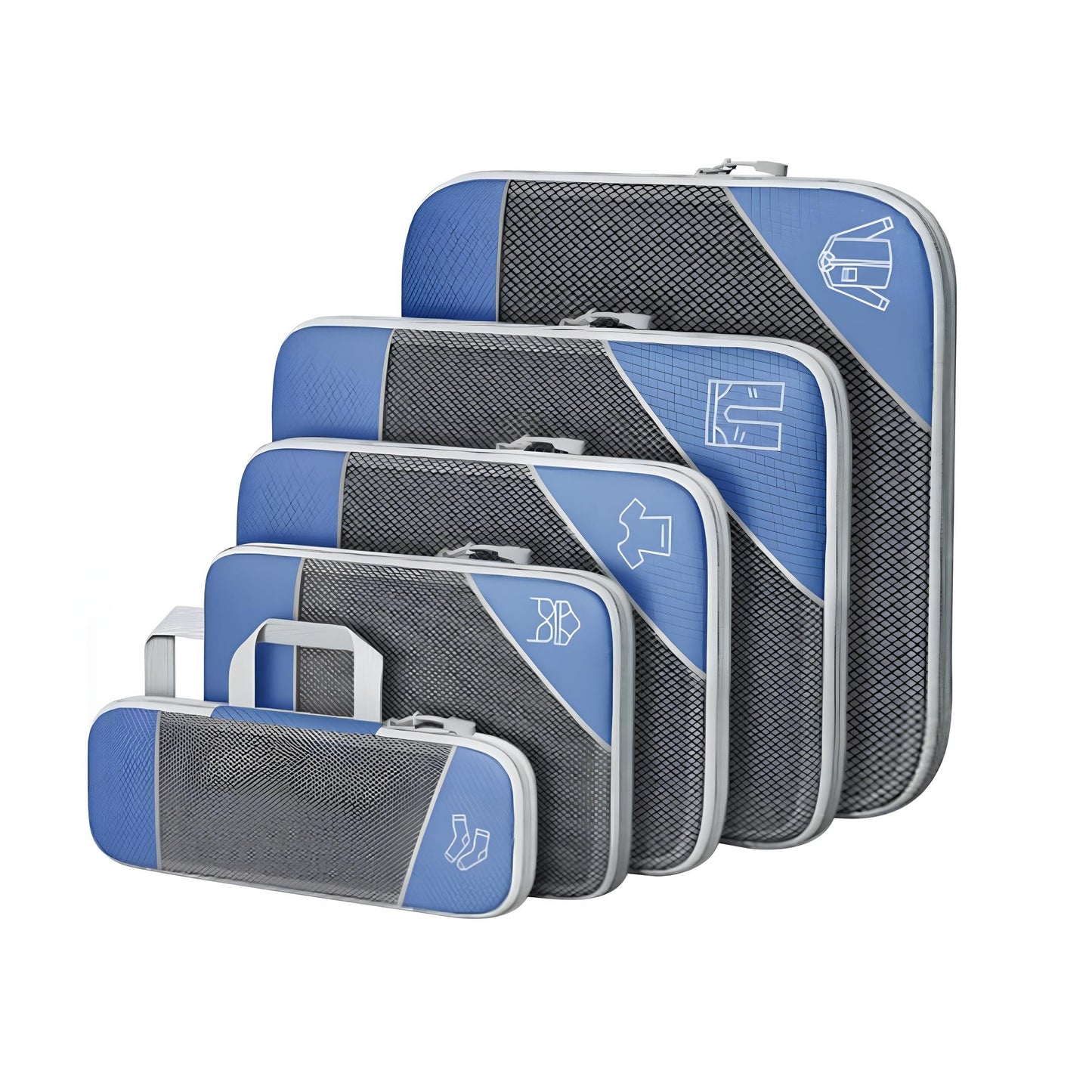 Compression Travel Set – Space-Saving Packing Cubes for Organized Luggage