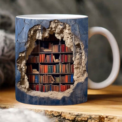 3D Mug with Library Note Design