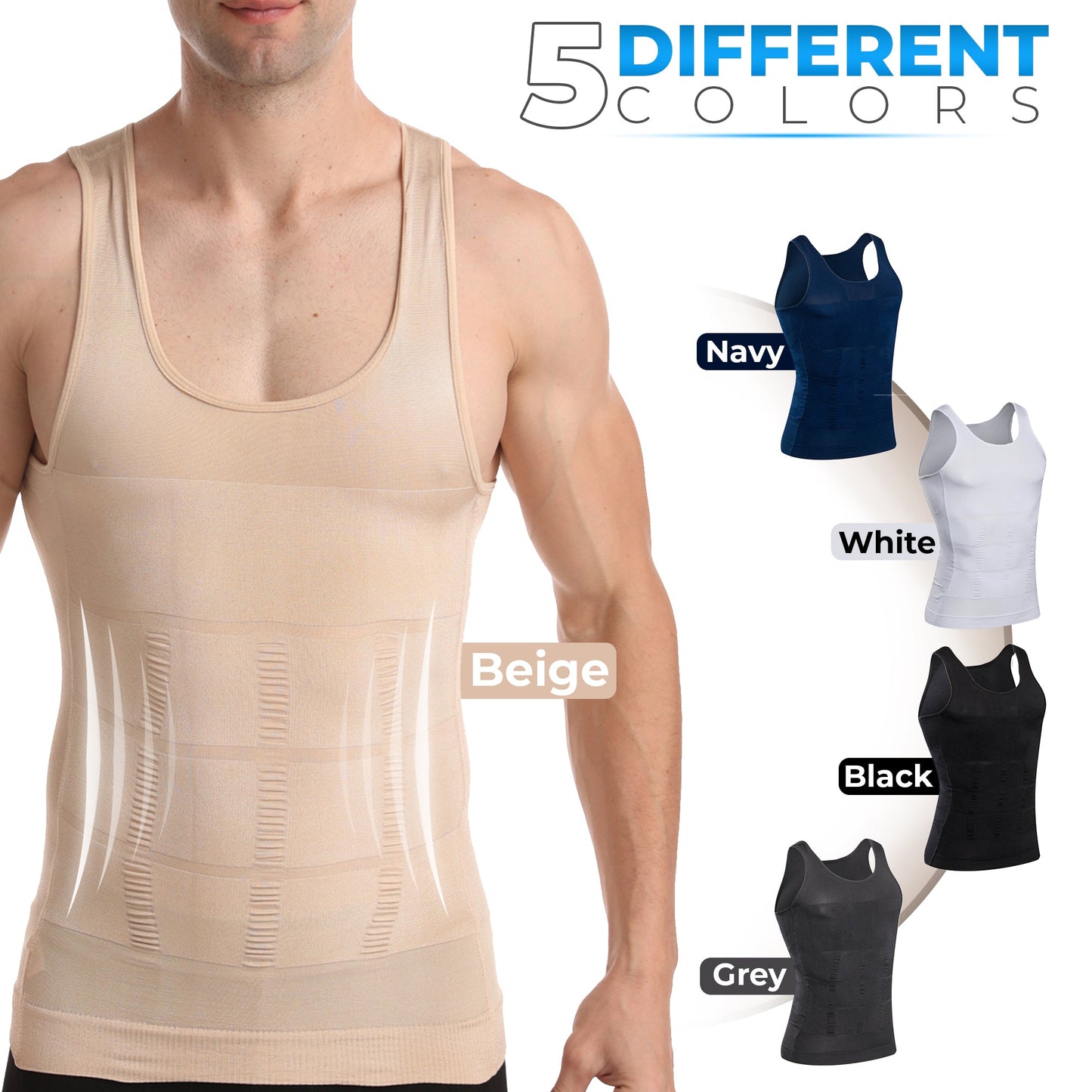 Men's Compression Tank Top for Body Shaping