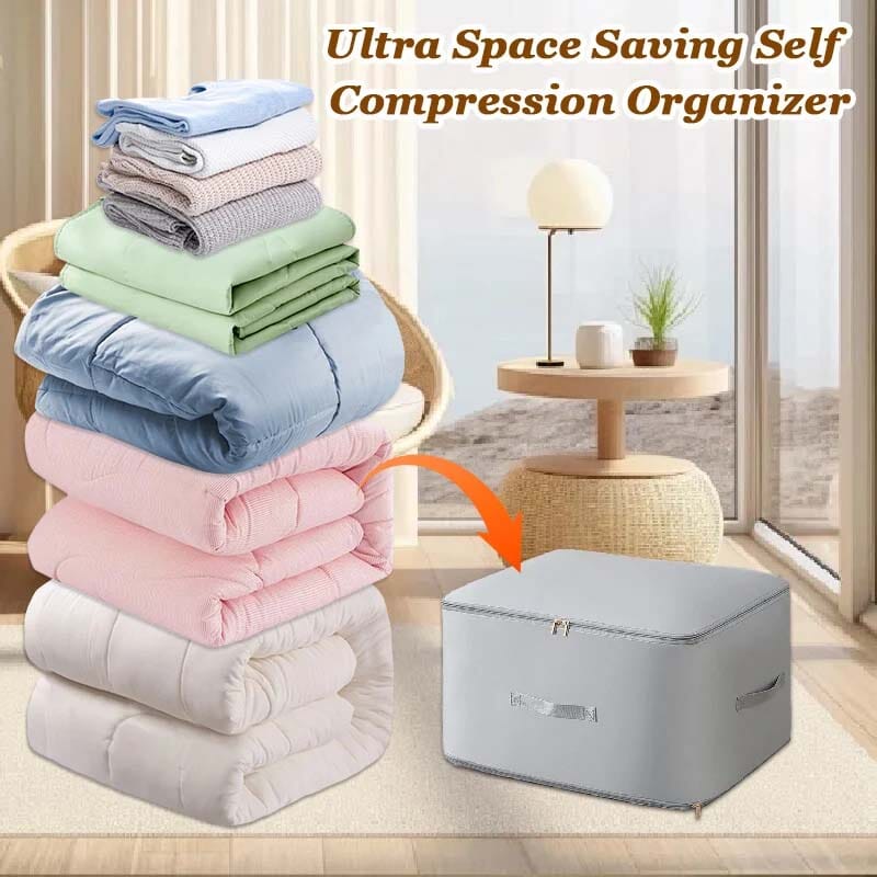 Space-Saving Self-Compressing Storage Organizer