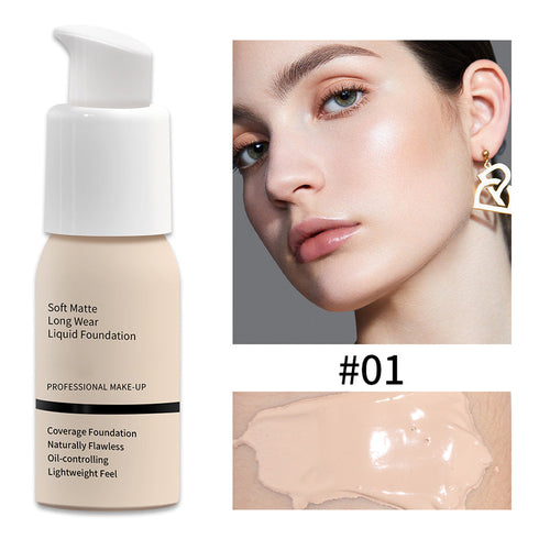 Silky Matte Liquid Foundation for Flawless Confidence