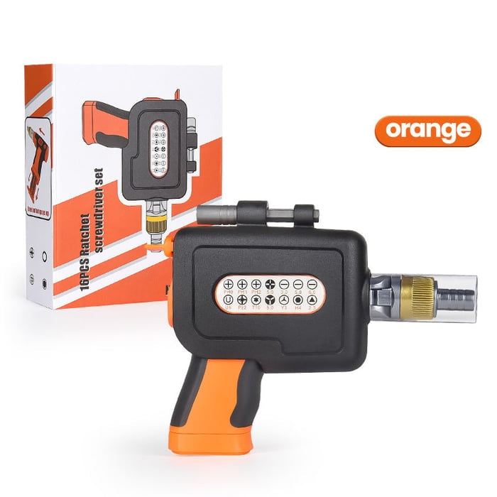 Versatile 16-in-1 Screwdriver Toolkit for Every Task