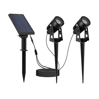 Adjustable 4-In-1 Solar Garden Spotlight, 100-200 Lumens