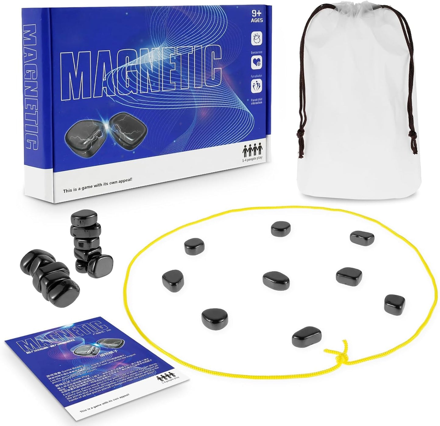 Portable Magnetic Chess Set for Family Fun