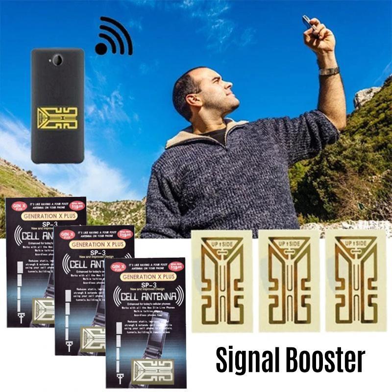 Universal Signal Booster Sticker for Mobile Devices – 1.5m Antenna
