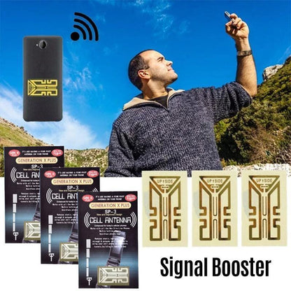 Universal Signal Booster Sticker for Mobile Devices – 1.5m Antenna