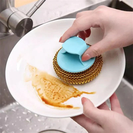 2-Pack Swivel Scrubber for Effortless Dish Cleaning
