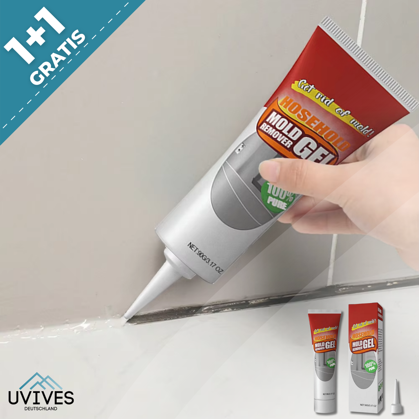 Mold Remover | Fast Acting & Powerful | Long-lasting Protection | Odor Neutralizer