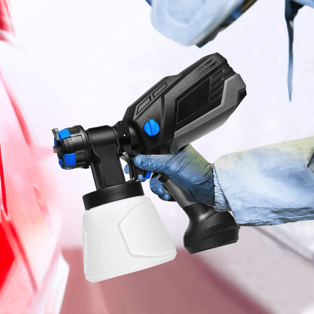 Electric Paint Sprayer with 3 Spray Modes and Cleaning Accessories