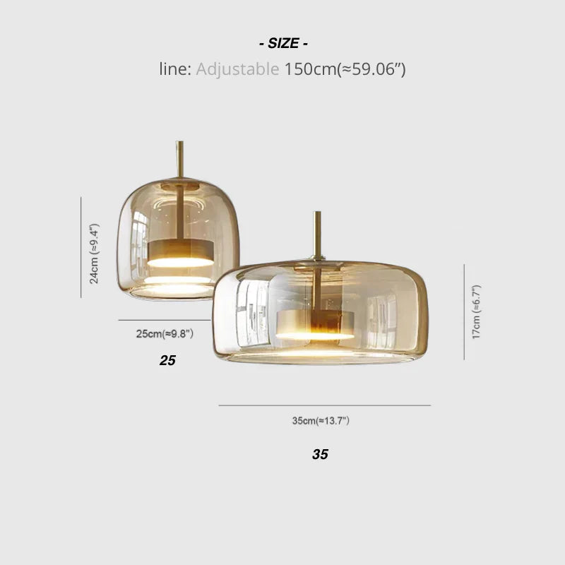 Modern Ceiling Fixture - Adjustable Minimalist Pendant Light
