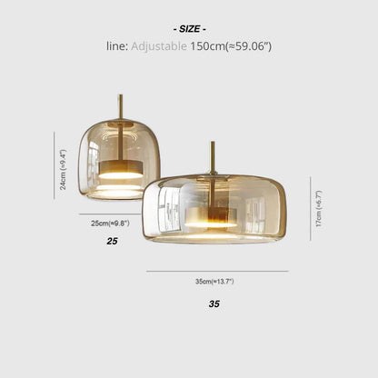 Modern Ceiling Fixture - Adjustable Minimalist Pendant Light