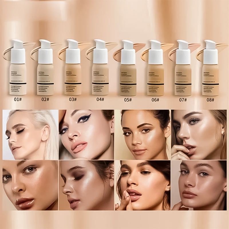 Silky Matte Liquid Foundation for Flawless Confidence