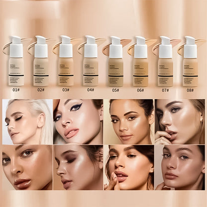 Silky Matte Liquid Foundation for Flawless Confidence