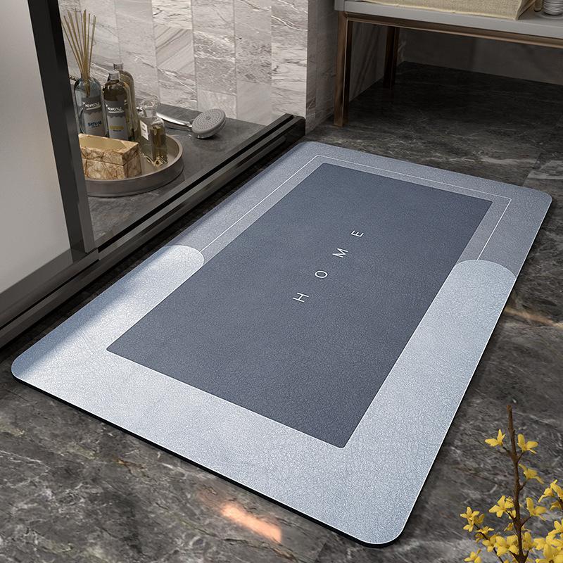 Quick-Drying Bath Mat Made of Absorbent Microfiber
