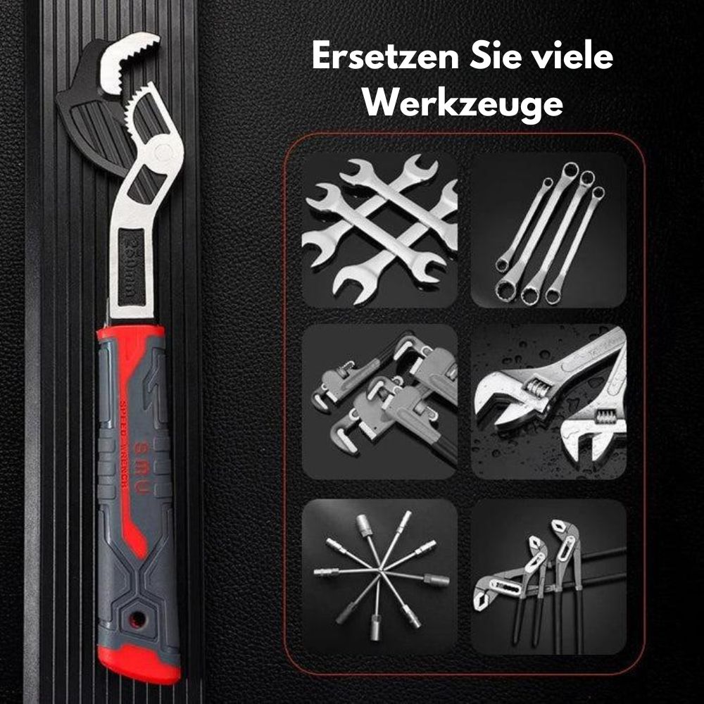 Versatile Smart Wrench | Self-Adjusting Tool for All Fasteners