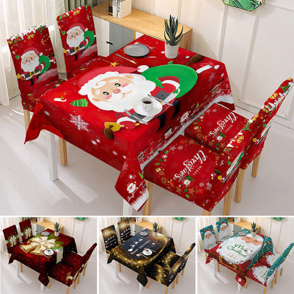 Sustainable Holiday Tablecloth – Festive Design for Christmas Dining