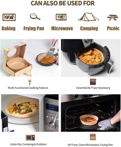 Microwave and Air Fryer Liner for Easy Cooking Cleanup