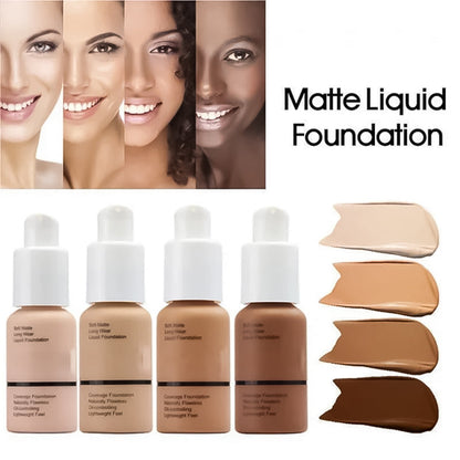 Silky Matte Liquid Foundation for Flawless Confidence