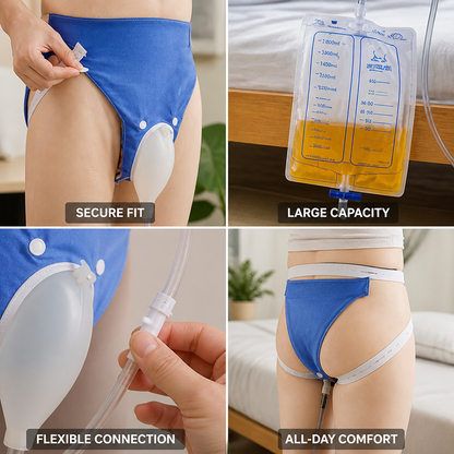 Comfort-Fit Silicone Urine Collection System (1000 mL)