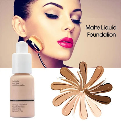 Silky Matte Liquid Foundation for Flawless Confidence