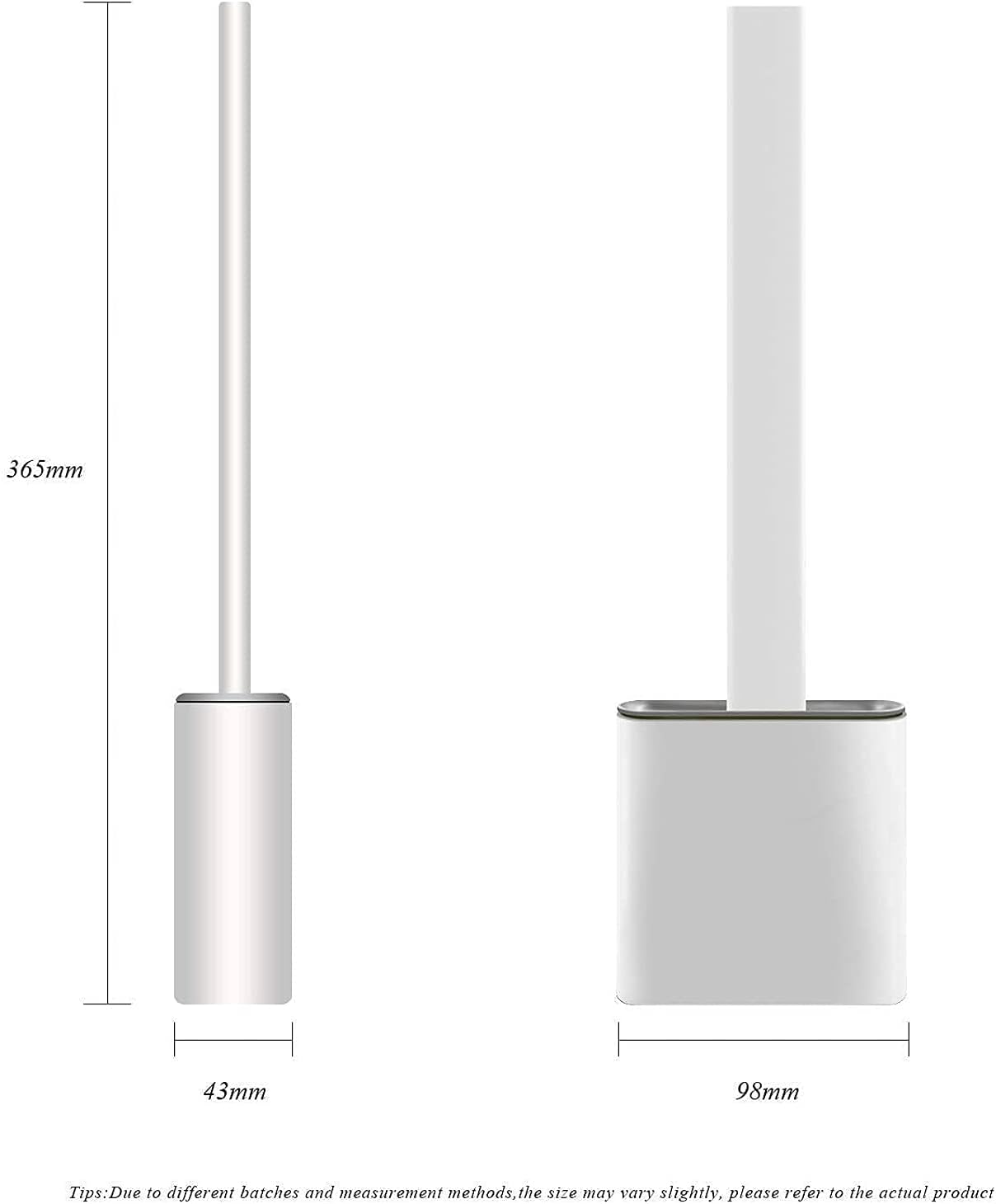 Flexible Silicone Toilet Brush for Effortless Cleaning