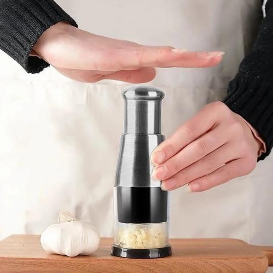 50% OFF | Onion-Garlic Chopper with Hand Press by SpicesBuddy