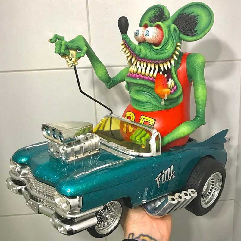 Large Monster Figurines with Open Mouth - Decorative Statues