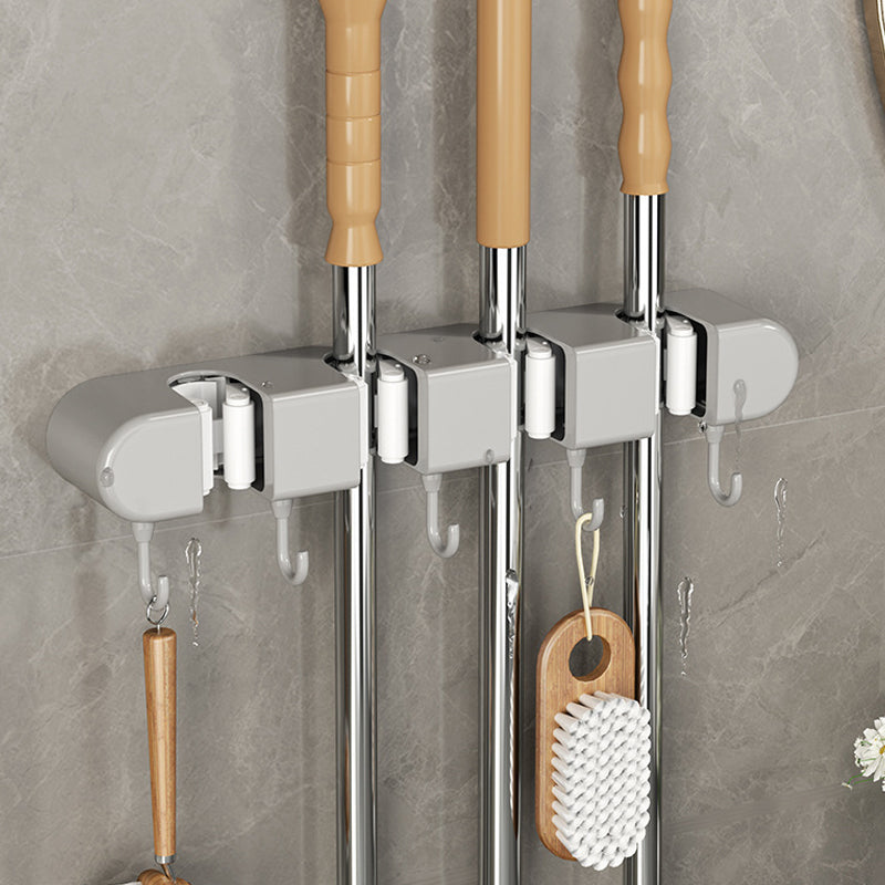 Versatile Storage Rack with Hooks for Home Organization