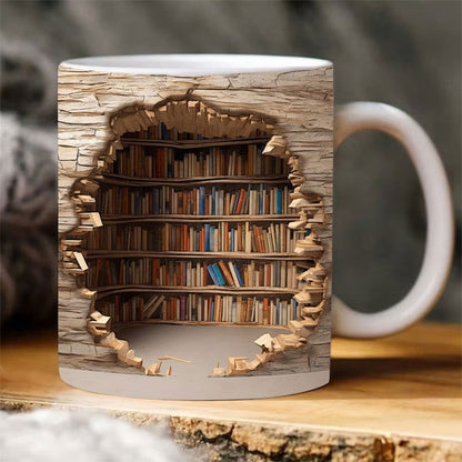 3D Mug with Library Note Design