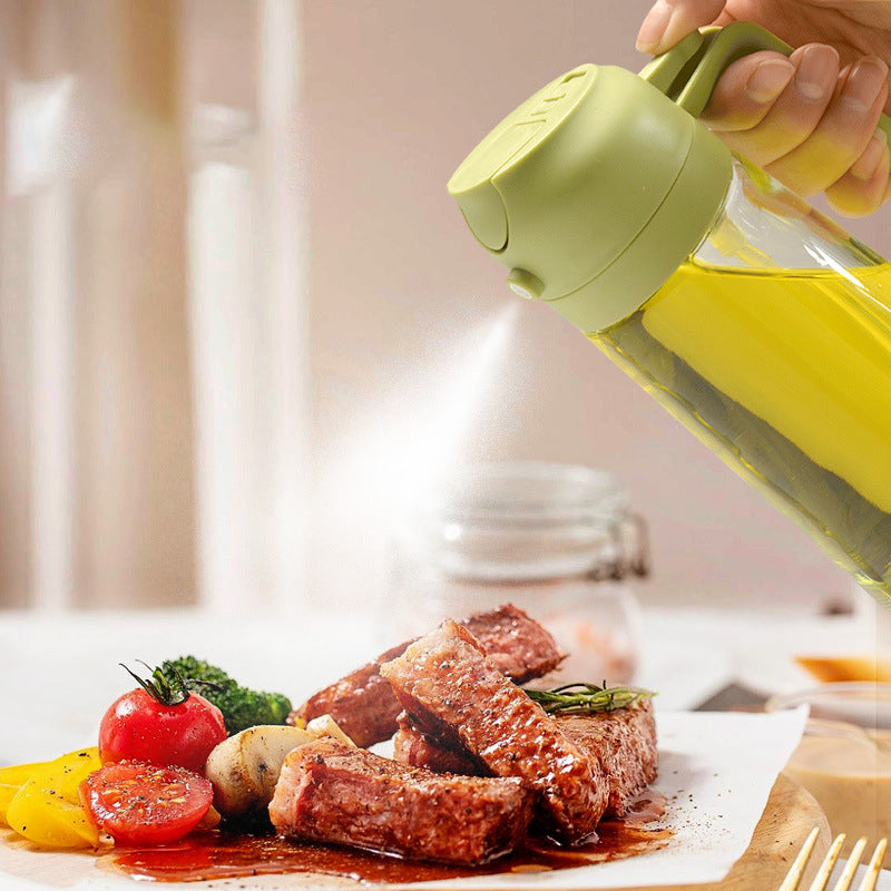 Dual-Function Glass Oil Sprayer and Dispenser