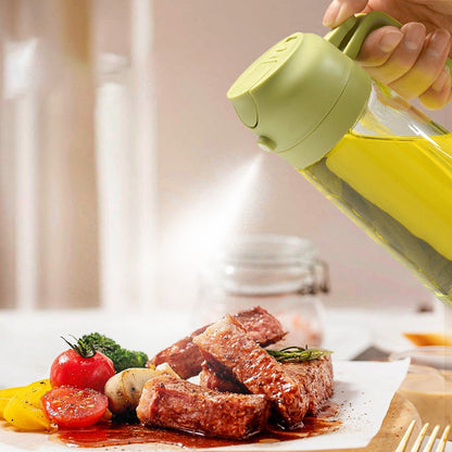 Dual-Function Glass Oil Sprayer and Dispenser