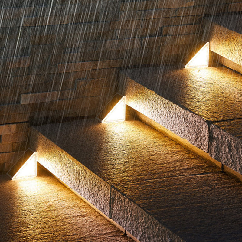 Solar LED Stair Lighting, Waterproof Design