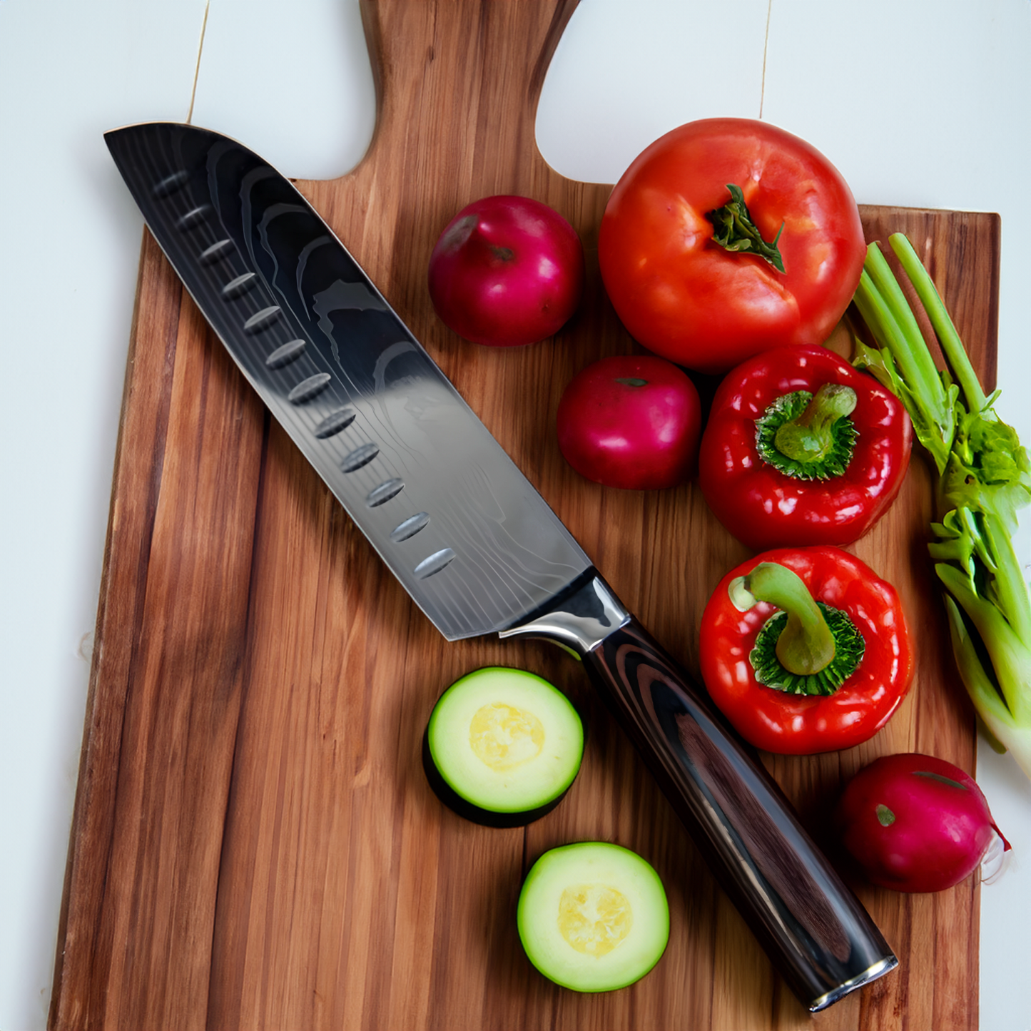 Japanese Kitchen Blades – Damascus Steel Knives Set