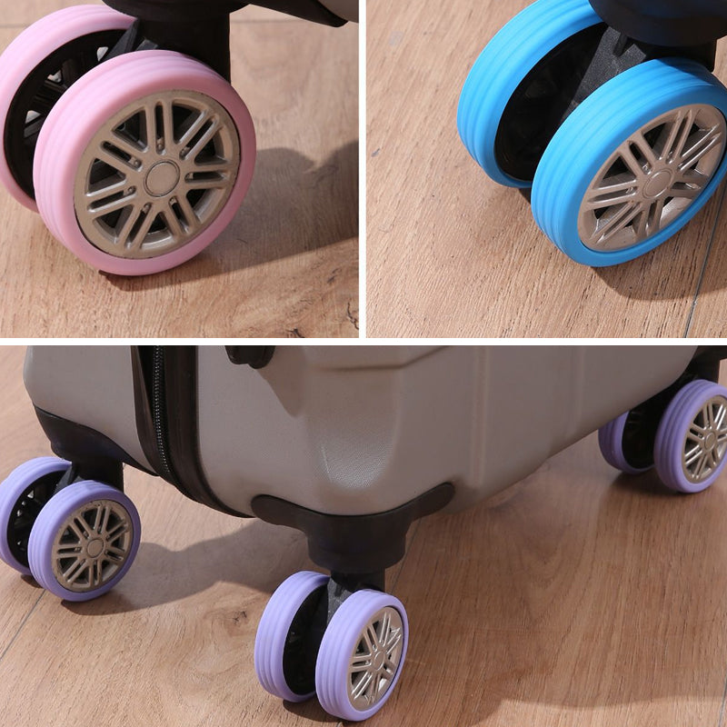 Set of 8 Wheel Covers for Luggage Compartment