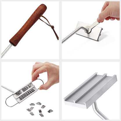 Meat Branding Iron for BBQ Grilling