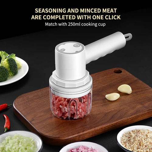 Versatile Electric Meat Mincer and Whisk Combo