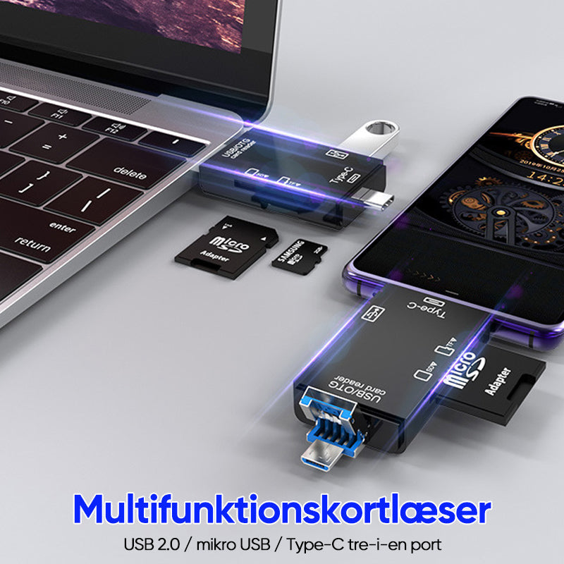 Compact Memory Card Reader for Fast Transfers