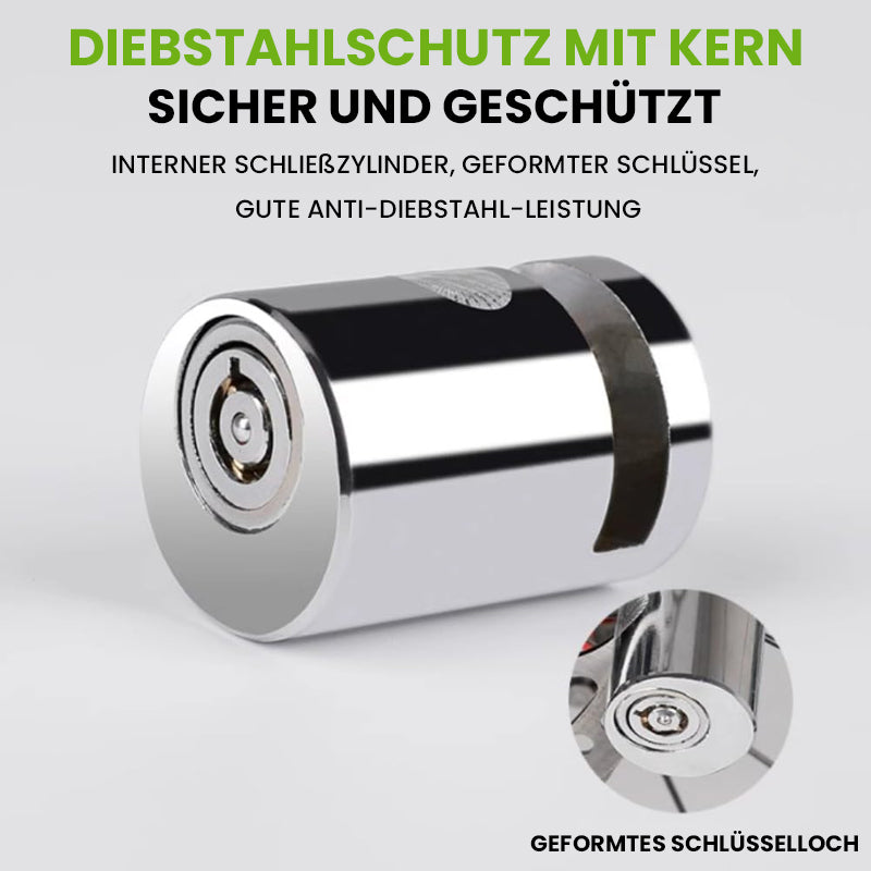 Wheel Disc Lock with Anti-Theft Design and 2 Keys