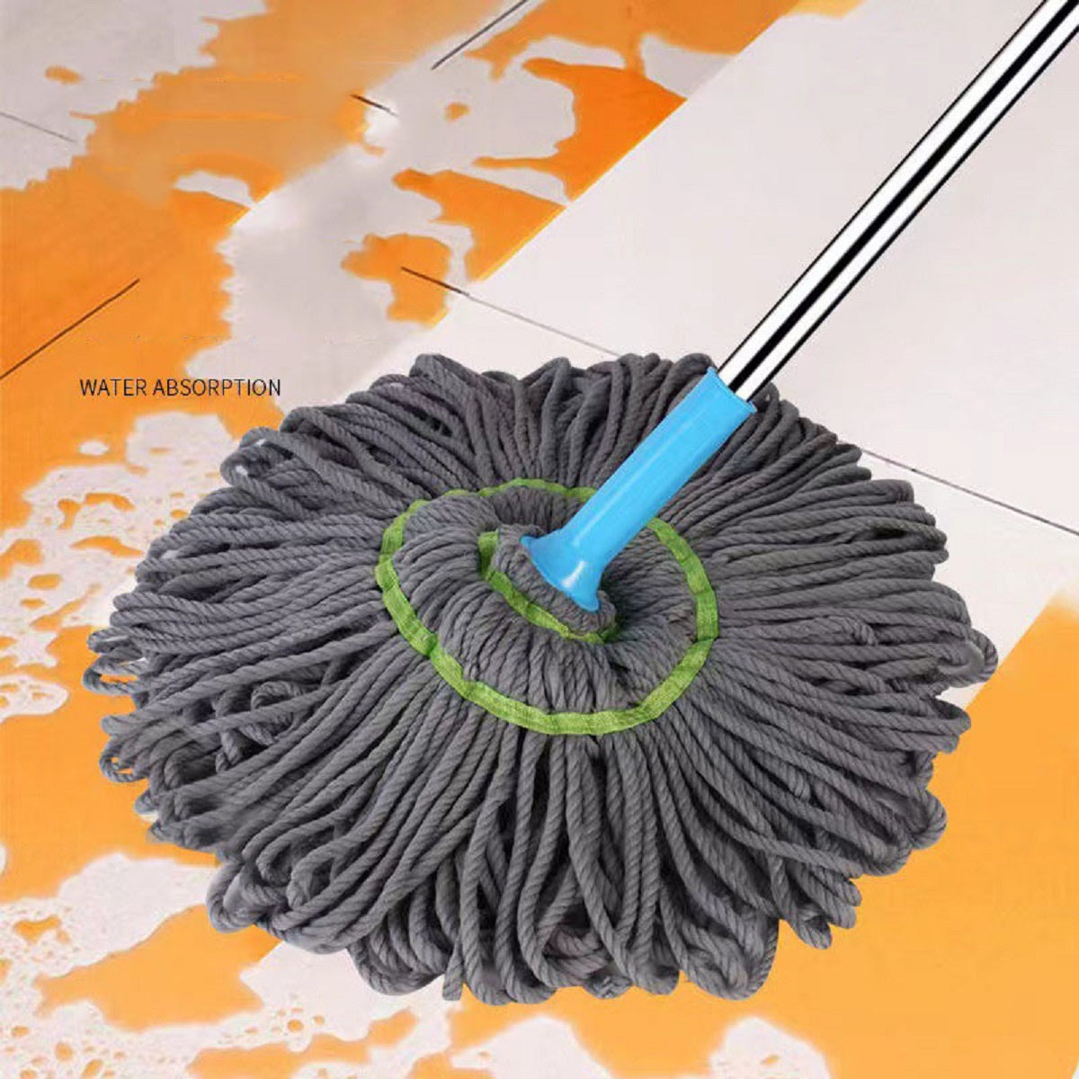 Floor Cleaning Mop with Self-Wringing Feature