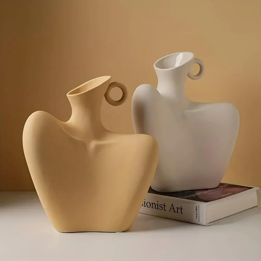 Contemporary Ceramic Vase for Floral Arrangements