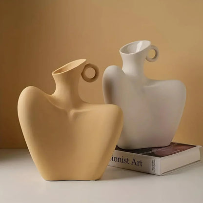 Contemporary Ceramic Vase for Floral Arrangements