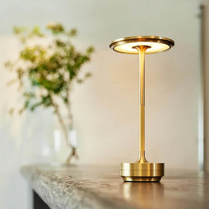 LED Lamp with Rechargeable Battery and Wireless Design