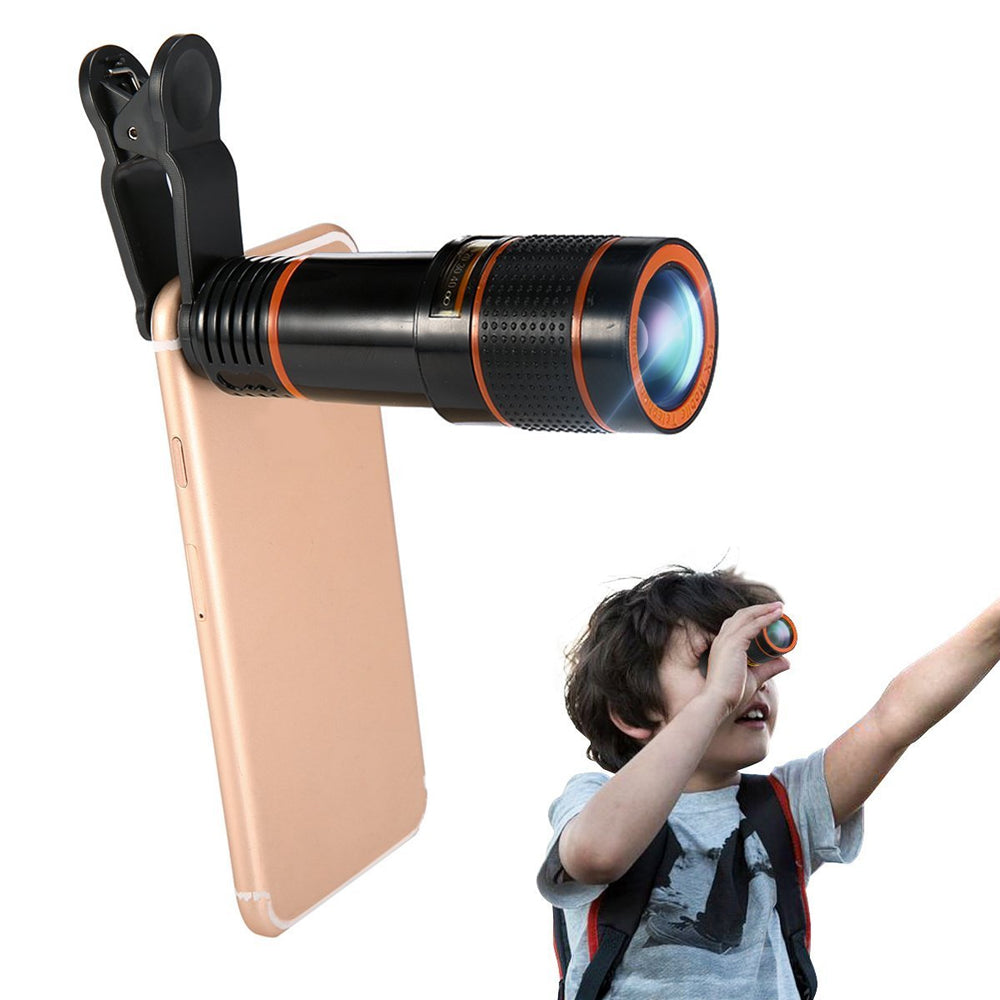 Camera Lens Kit for Phones - 12X Magnification