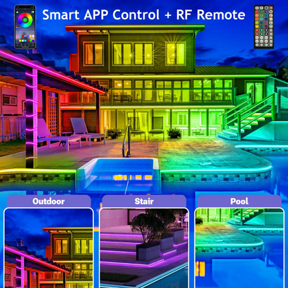 LuminousWave – Smart Color-Change Outdoor Lighting