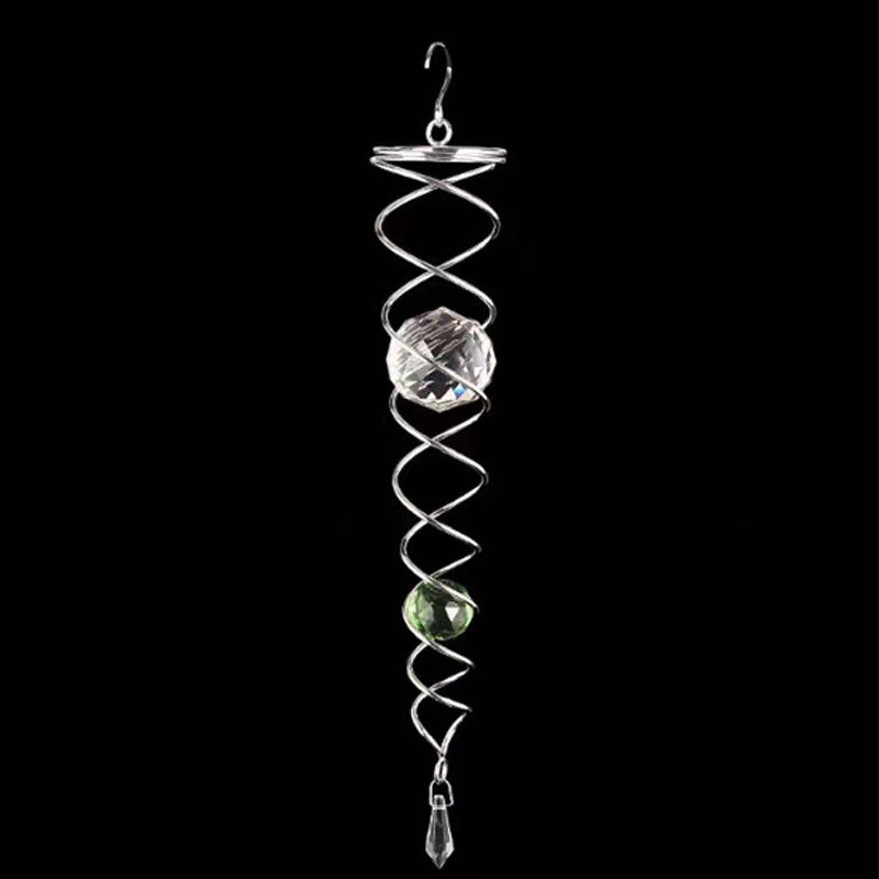 Buy One Get One Free | Metal Crystal Spiral Wind Chime [Last Day Discount]